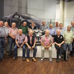 Die Altersgruppe der Feuerwehr Vallstedt/Alvesse während der Besichtigung des VW Werks Salzgitter